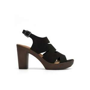 Sandale dama - Piele naturala - Negru - Negru imagine
