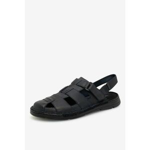 Sandale dama PILTON-03 MI08 - piele naturala - negru - imagine