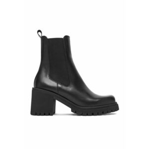 Botine dama - piele naturala - negru C-GATE-I23 28115PE - imagine