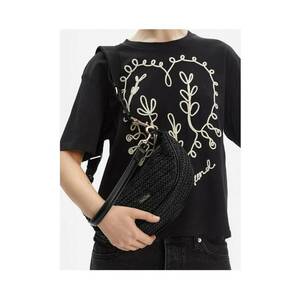 Geanta dama model DZE-L-006-07 - neagra - din material textil. imagine