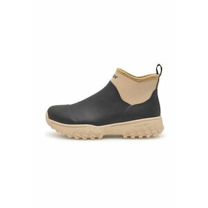 Ghete slip-on - Negru/Maro nisip imagine