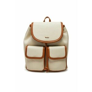 Rucsac fashion dama model LA482-1949 - bej/maro imagine