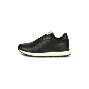 Pantofi psort de piele cu branturi cu amortizare - Negru imagine