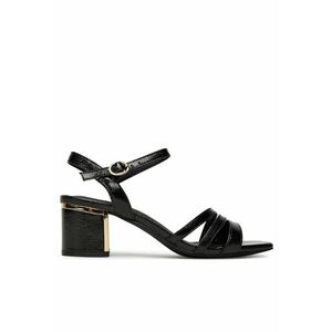 Sandale dama - HY6800-1 - piele naturala - negru - imagine