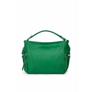Geanta dama din piele naturala Samira verde - 27x38cm imagine