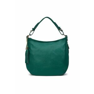 Geanta dama Edina din piele naturala - Verde aquamarin - 29x36cm imagine