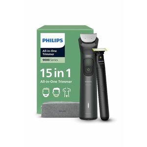 Aparat de tuns barba & parul de pe cap si corp 15in1 All-in-One MG9531/15 +OneBlade - autonomie 120 min - 27 setari de lungime: 0 -2 mm OneBlade & 0 -5-20 mm All-in-One - 2 capete trimmer specializate (detalii - corp) - husa cu fermoar - waterproof - MG imagine