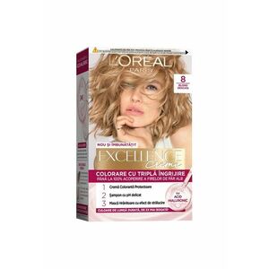 Vopsea de par permanenta cu amoniac Excellence Creme - 08 imagine