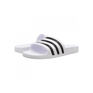 Papuci Adilette Aqua - Alb/Negru imagine