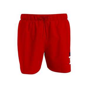 Pantaloni scurti de baie cu monograma - Rosu imagine