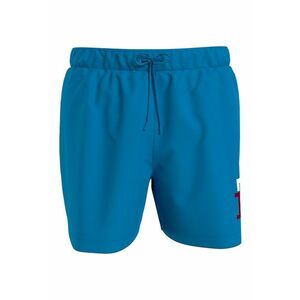Pantaloni scurti de baie cu monograma - Albastru imagine