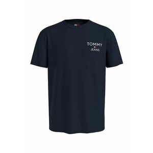 Tricou cu logo brodat pe piept - Albastru ultramarin imagine