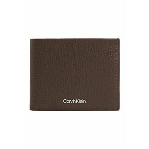 Portofel pliabil de piele Minimalism - Maro imagine
