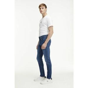 Blugi slim fit cu 5 buzunare - Albastru imagine