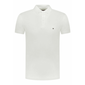 Tricou polo barbati - Alb - Logo Brodat - Bumbac 2365 - Alb imagine