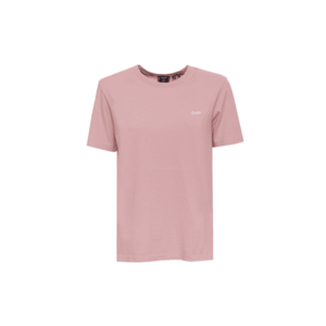 Tricou Dama - Logo brodat - Decolteu la baza gatului - Bumbac - M 1140 - Roz pudrat imagine