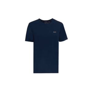 Tricou Dama - Logo brodat - Decolteu la baza gatului - Bumbac - M 1140 - Albastru inchis imagine