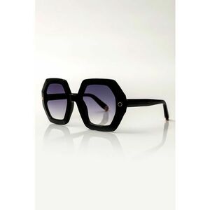 Ochelari de soare supradimensionati Eleanor - Negru imagine