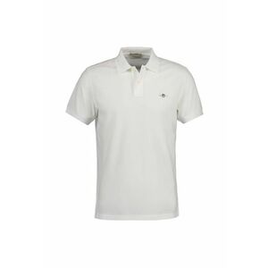 Tricou polo slim fit Shield - Alb imagine