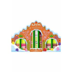 Set cadou Editie Limitata de Sarbatori pentru machiajul buzelor Holiday Fat Gingerbread House Kit - luciu de buze nelipicios - rezistenta 12H - editie limitata de sarbatori - 7 buc imagine