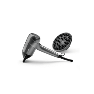 Uscator de par Titanium Shine - motor digital high‑speed 1600W - tehnologie ionica anti‑frizz - 3 trepte de temperatură - 3 viteze - functie Cool Shot - argintiu imagine