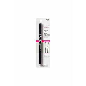 Tus de ochi cu doua capete - lichid si gel DUO - Black - 0.35ml + 0.1g imagine