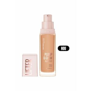 Fond De Ten Maybelline New York Lifter Plump&Glow pentru ten luminos 30 ml - 119 imagine
