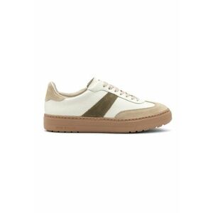 Pantofi sport de piele intoarsa cu garnituri de piele Nora - Maro inchis/Crem/Bej deschis imagine