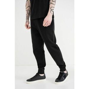 Pantaloni conici din amestec de bumbac - Auriu/Negru imagine