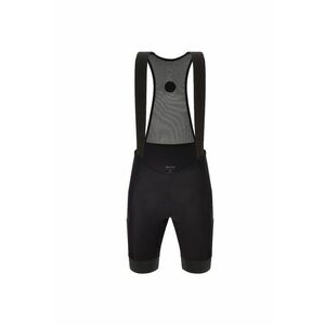 Pantaloni scurti cu bretele ciclism dama Gravel - Negru imagine