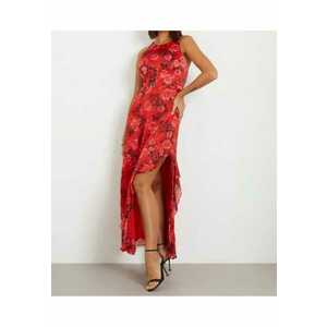 Rochie dama - material poliester - culoare rosu - Rosu imagine