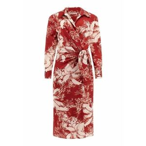 Rochie pentru femei - material poliester - culoare roșie - Rosu imagine