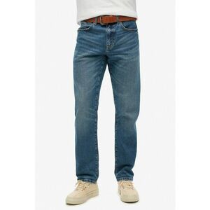 Blugi drepti slim fit din amestec de bumbac organic Vintage imagine
