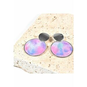 Cercei lut polimeric si rasina epoxidica - usori - multicolor imagine