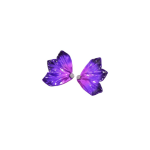 Cercei Mary - Negru/Violet/Argintiu imagine