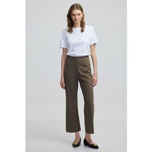 Pantaloni capri regular fit - Maro/Maro pamantiu imagine
