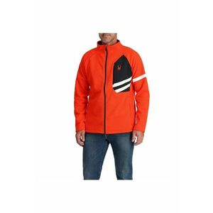 Hanorac schi barbati Wengen Bandit - portocaliu/negru - XL - cu fermoar central si buzunare imagine