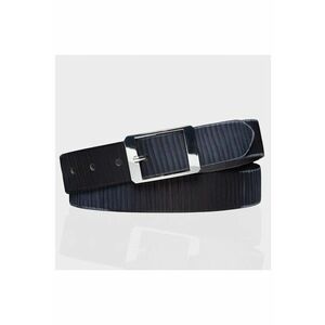 Curea Barbati - SOPO-MUS069 - Regular Fit - Cu Catarama Metalica - Design Clasic - Pentru Pantaloni - Blugi - Pantaloni Scurti - 100% Piele Naturala - 90 Cm - Negru imagine