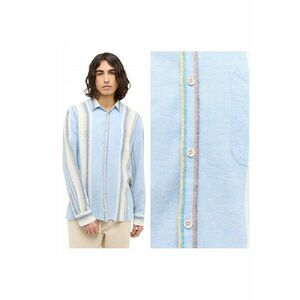 Camasa Barbati - Estero - Regular Fit - Maneci Lungi - Cu Nasturi - Design Clasic - Bumbac - Albastru imagine
