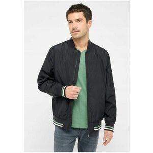 Jacheta Barbati - Style Limon - Regular Fit - Design Clasic - Fara Gluga - Fermoar - Bumbac - Marime M - Negru imagine