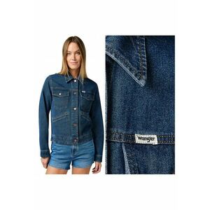 Jacheta Dama - Heritage Jacket - Regular Fit - Denim Design - Fara Gluga - Cu Nasturi - Bumbac - Albastru - Albastru imagine