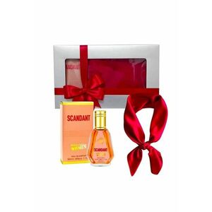 Set Elysa – Parfum Scandant Belle Celine Women 50ml - Esarfa satinata rosie imagine