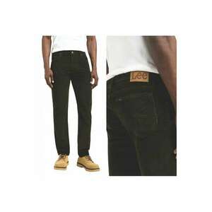 Pantaloni Barbati - Rider - Slim Fit - Fermoar - 5 Buzunare - Lungi - Bumbac - Verde - Verde masliniu imagine