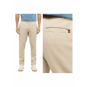 Pantaloni Barbati - Style Daytona Chino - Slim Fit - Cu Fermoar - 5 Buzunare - Lungi - Bumbac - Bej - Bej imagine