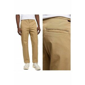 Pantaloni Barbati - Lee Regular Chino - Regular Fit - Cu Fermoar - 5 Buzunare - Lungi - Bumbac - Bej - Bej imagine