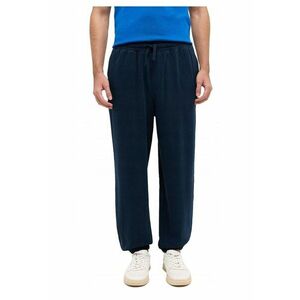 Pantaloni Barbati - Logan - Regular Fit - Banda Elastica - 2 Buzunare - Lungi - Bumbac - Marime M - Albastru imagine
