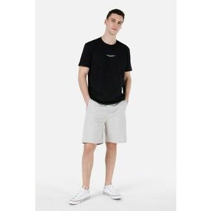 Pantaloni scurti cu talie ajustabila - Gri deschis imagine