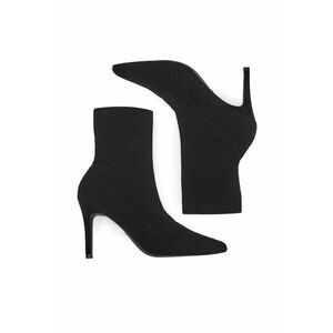 Botine dama AB-1987-2 - Textil - Negru - imagine