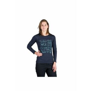 Tricou bumbac dama Riya - Blue nights imagine