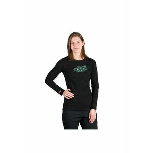 Tricou bumbac dama Iyana - Negru imagine